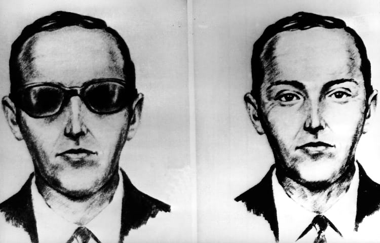 Police sketches of airplane hijacker DB Cooper