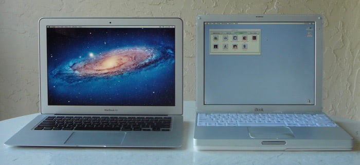 MacBook Air and iBook