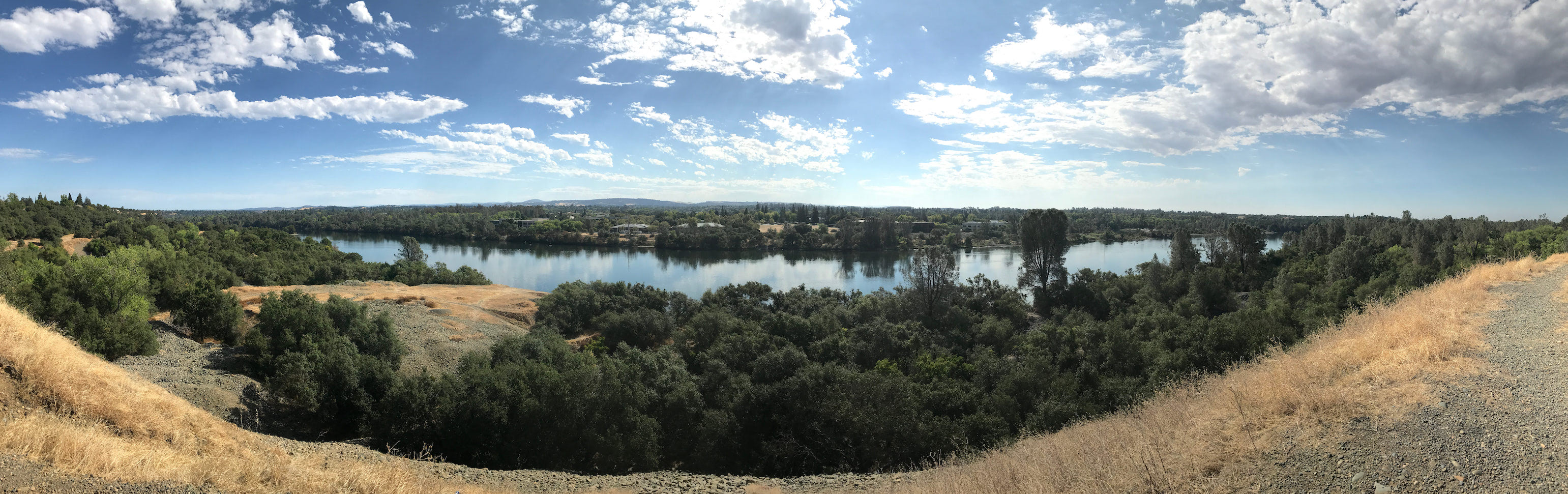 American River panorama