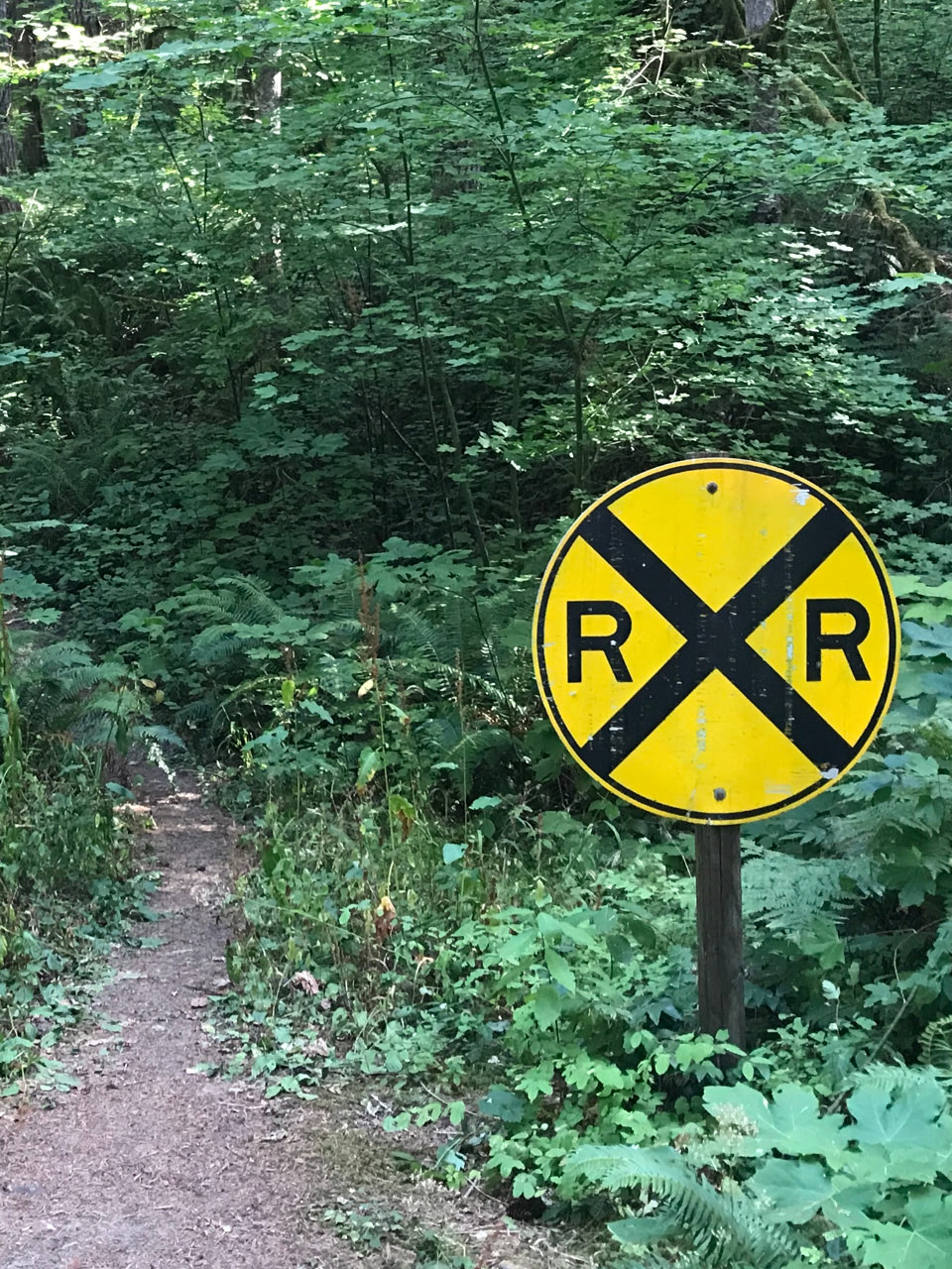 Railroad Crossing sign