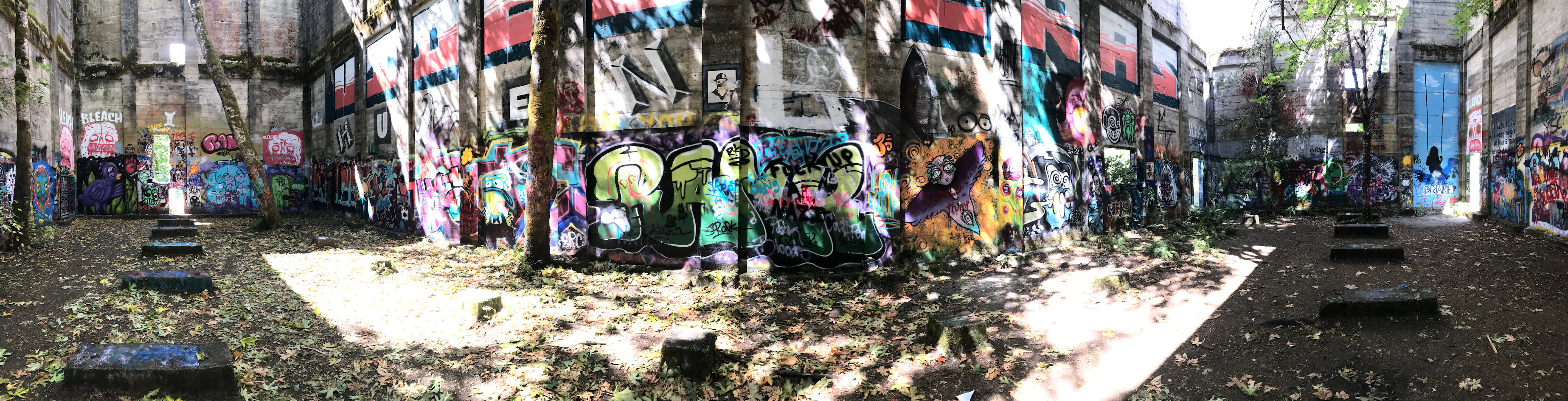 Old Mill Interior panorama