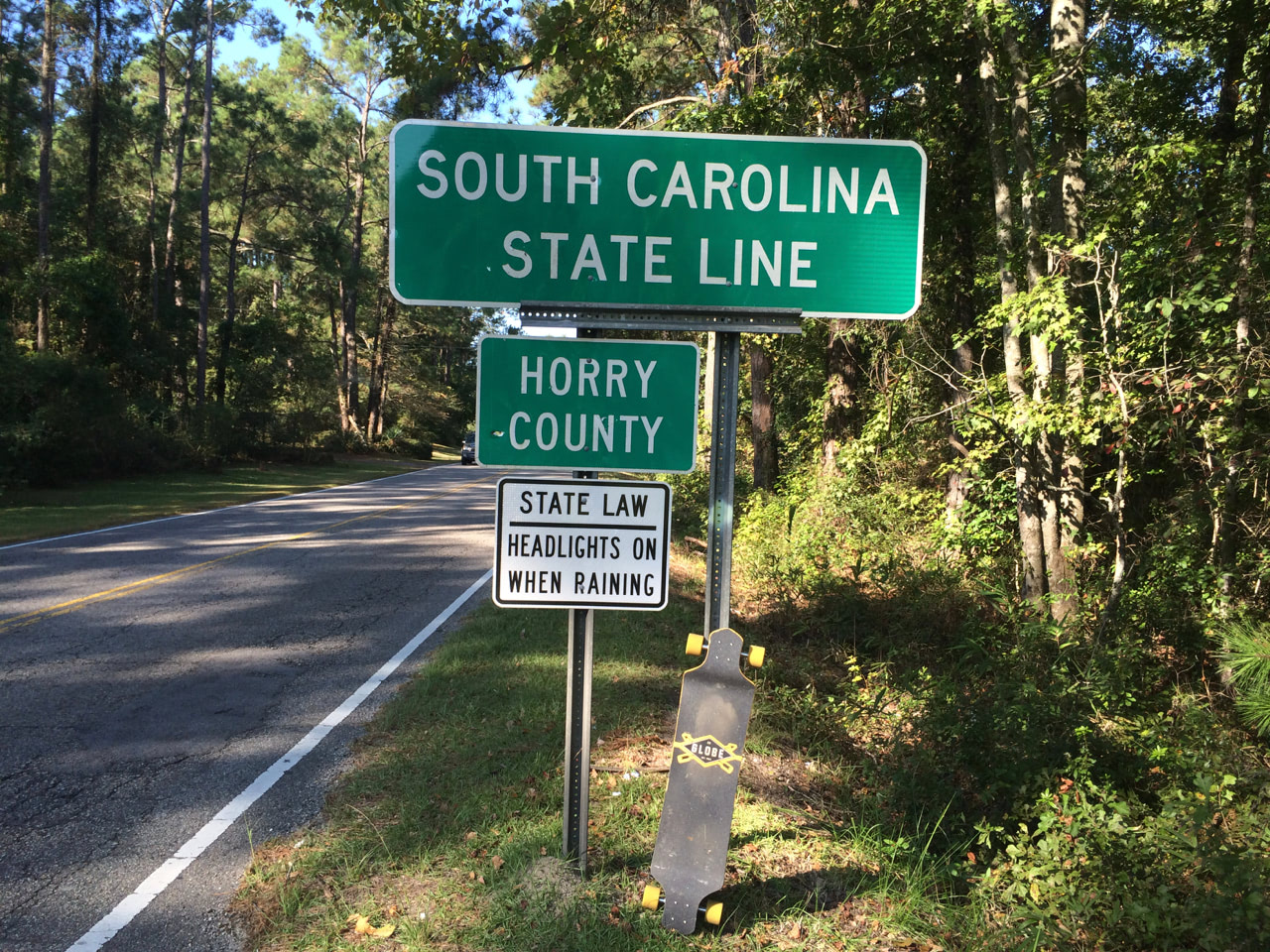 South Carolina state line