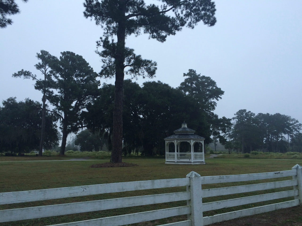 Rainy southern gazebo