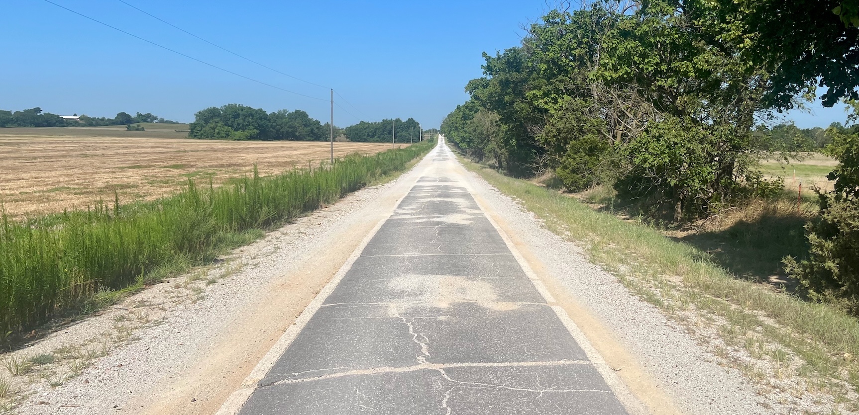 Ribbon Road looking west