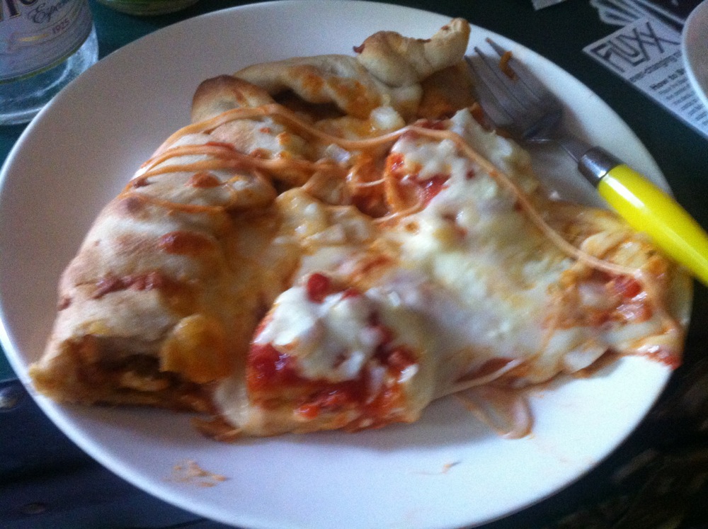 Pizza on Pizza-Stuffed Pizza